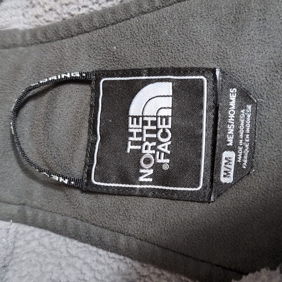 The North Face Denali Waffle Knit Lightweight Full Zip Jacket Size Medium - Gray - Picture 2 of 10